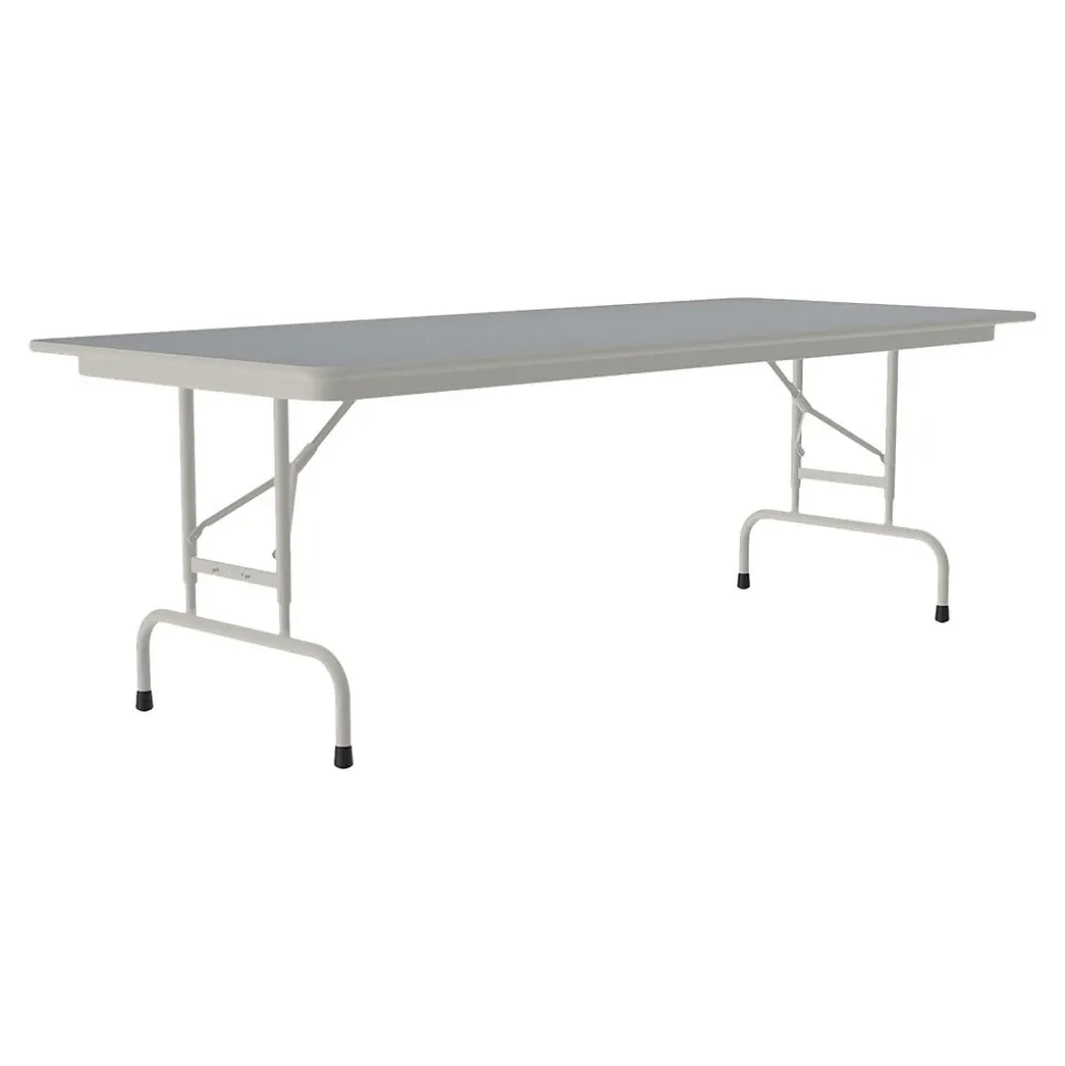 Correll Folding Table, 96" x 30", Gray (CFA3096TF-15)