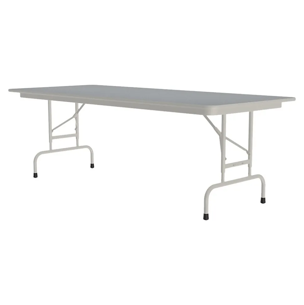 Correll Folding Table, 96" x 30", Gray (CFA3096TF-15)