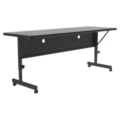 Correll Folding Table, 72" x 24", Gray Granite (FT2472TF-15)