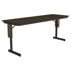 Correll Folding Table, 72" x 24", Black/Walnut (SP2472TF-01)