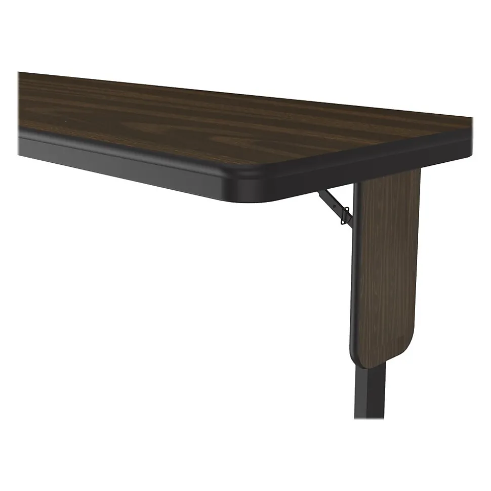 Correll Folding Table, 72" x 24", Black/Walnut (SP2472TF-01)