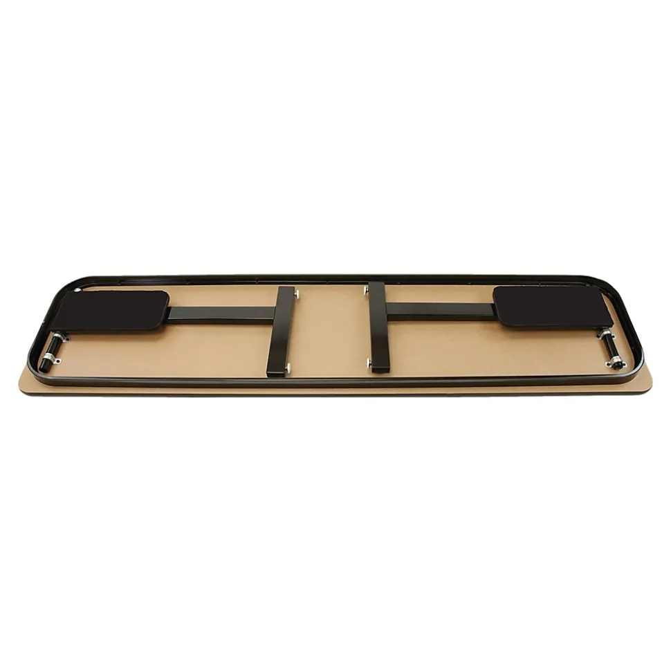 Correll Folding Table, 72" x 24", Black/Walnut (SP2472TF-01)