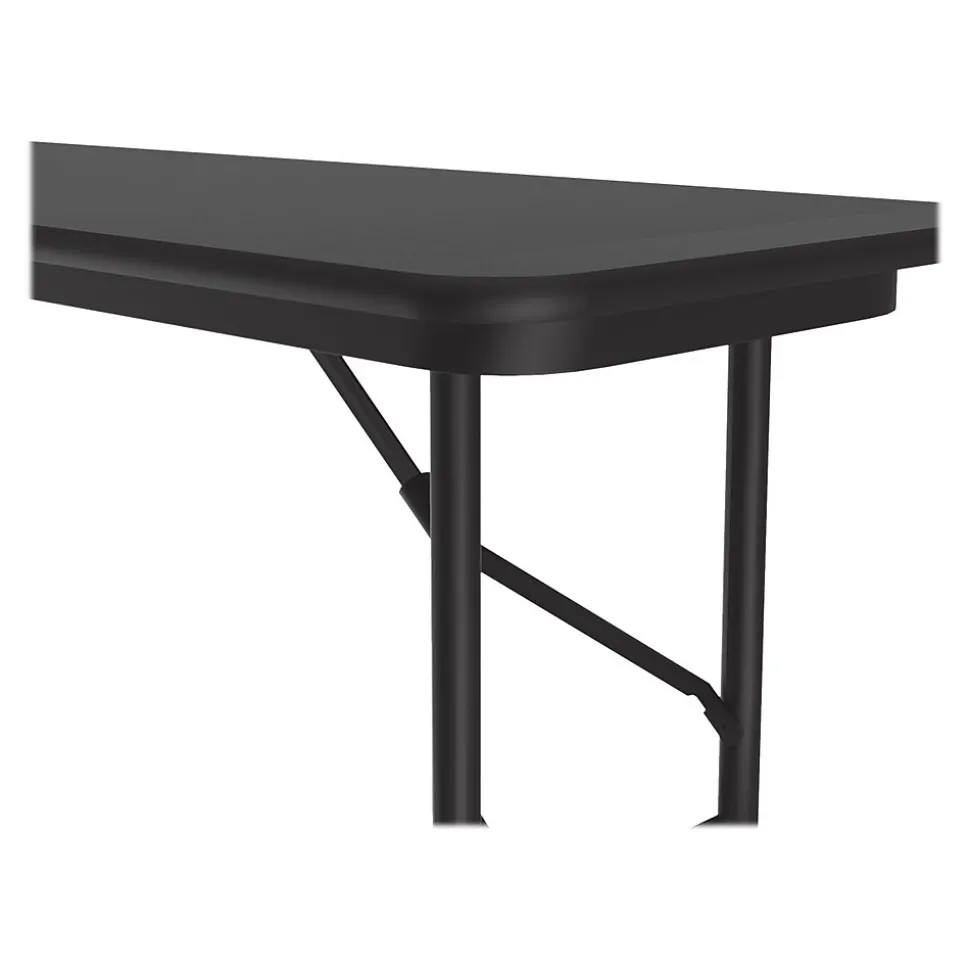 Correll Folding Table, 72" x 18", Black (CF1872TF-07)