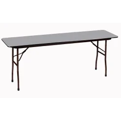 Correll 96-inch Metal, Particle Board & Laminate Seminar Table, Gray Granite