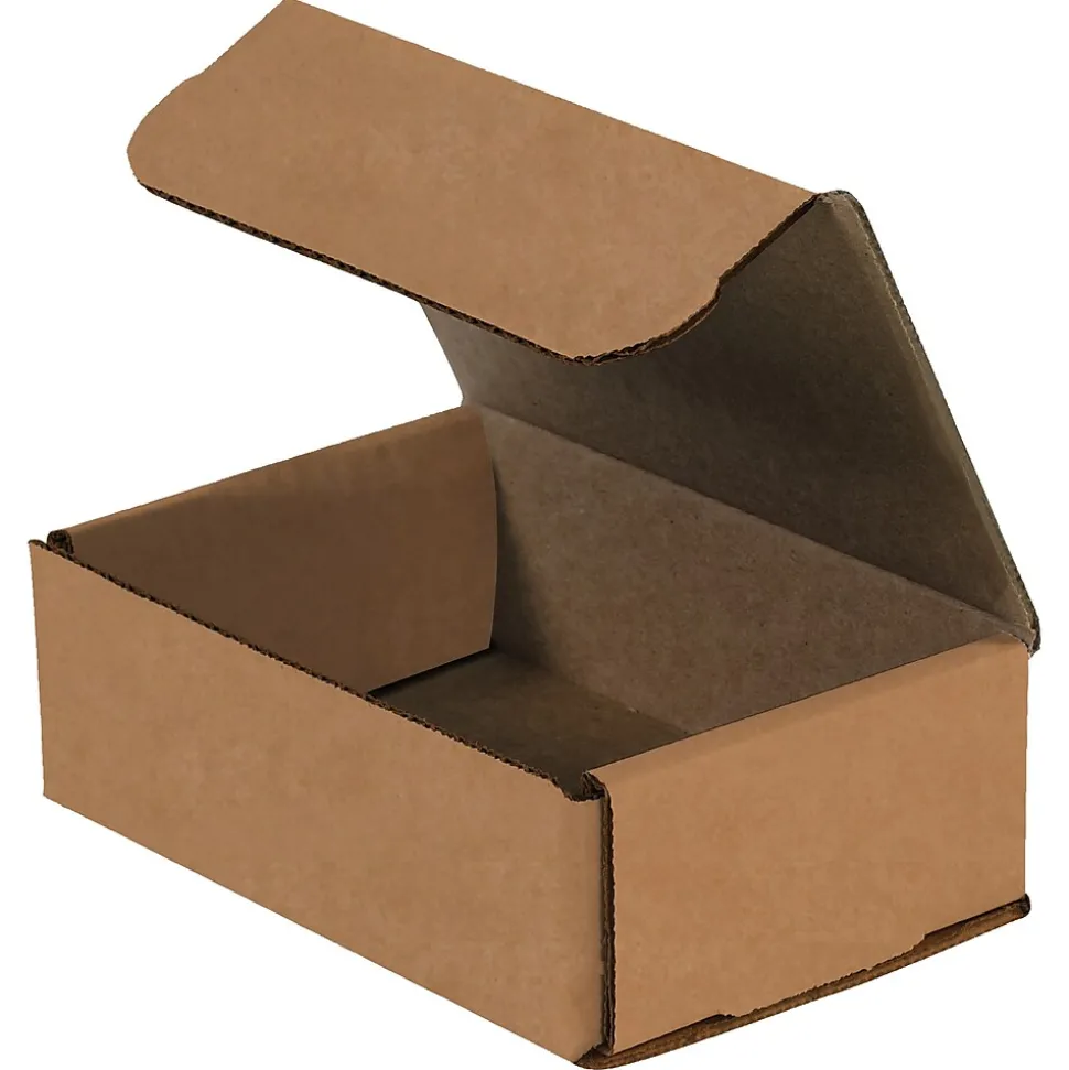 Corrugated Mailers, 6 1/2" x 4 7/8" x 2 5/8" Kraft, 50/Bundle (MRX6XK)