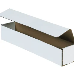 Corrugated Mailers, 26" x 6" x 2" White, 50/Bundle (M2662)