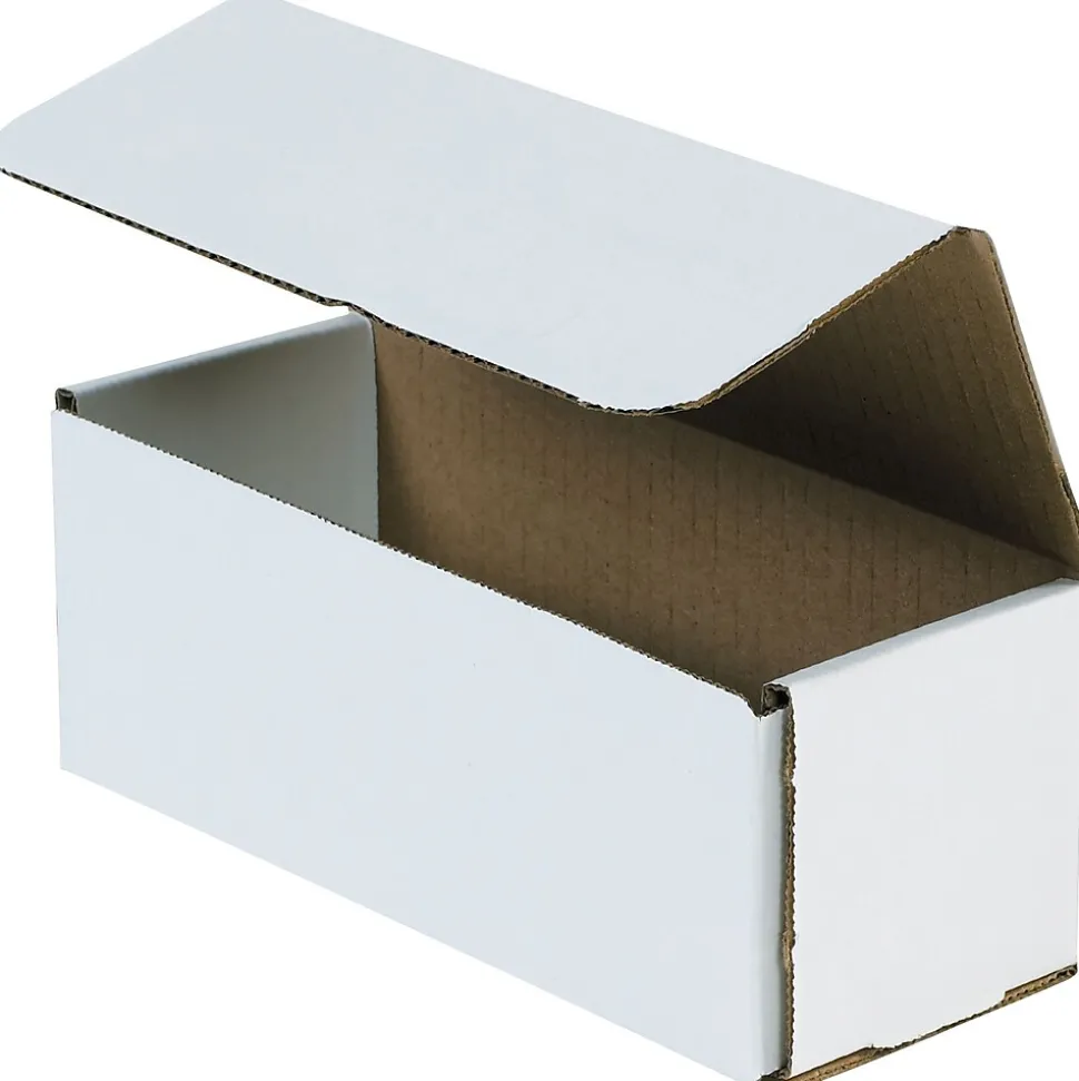 Corrugated Mailers, 16" x 5" x 5", White, 50/Bundle (M1655)