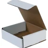 Corrugated Mailers, 10" x 10" x 2", White, 50/Bundle (M10102R)