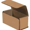Corrugated Mailers, 4" x 2" x 2", Kraft, 50/Bundle (M422K)