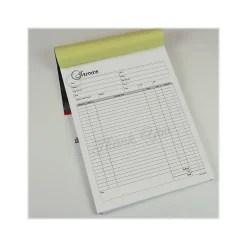 Cosco Artistic 2-Part Carbonless Invoices, 8.5