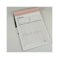 Cosco Artistic 3-Part Carbonless Invoices, 8.5