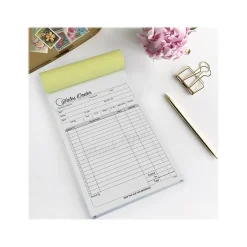 Cosco Artistic 2-Part Carbonless Sales Orders, 5.5