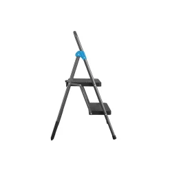 Cosco Commercial 2-Step Folding Stool, 300 lb Capacity, Gray (CSC11829GGB)