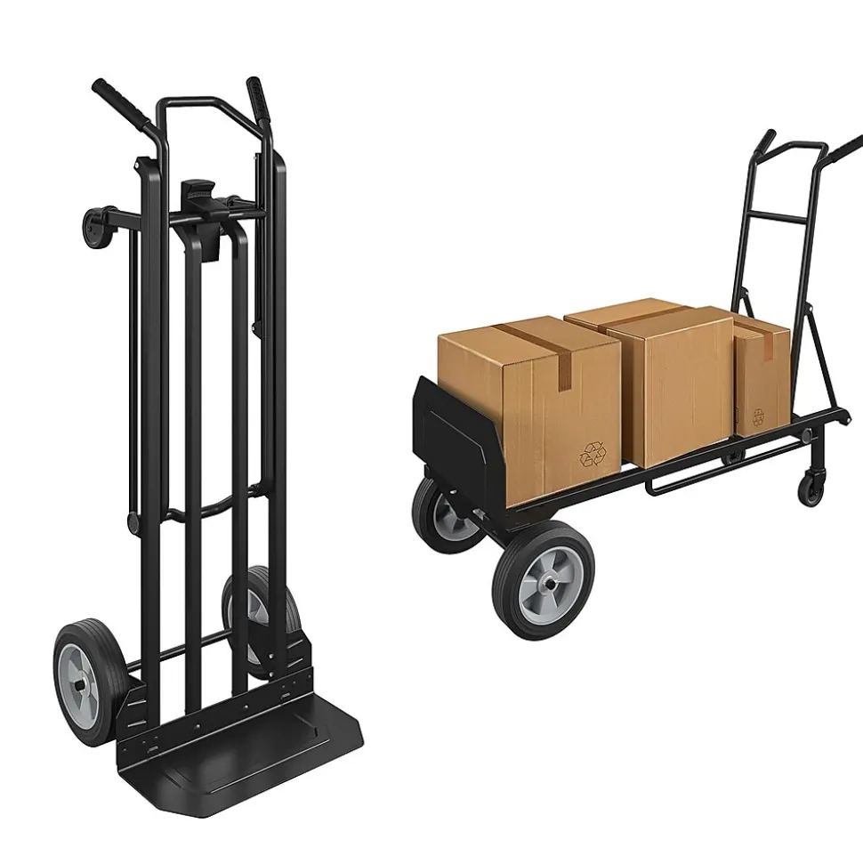Cosco Convertible Hand Truck, 800 lb. Capacity, Black (12217BLK1E)
