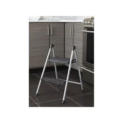 Cosco Folding Step Stool, 2-Step, 200 lb Capacity, 16.9