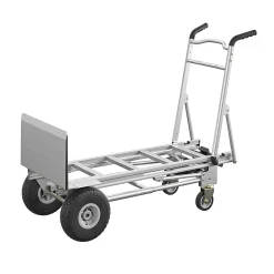 Cosco 3-in-1 Assist Series Convertible Hand Truck, 1000 lb. Capacity, Silver (12312ABL1E)