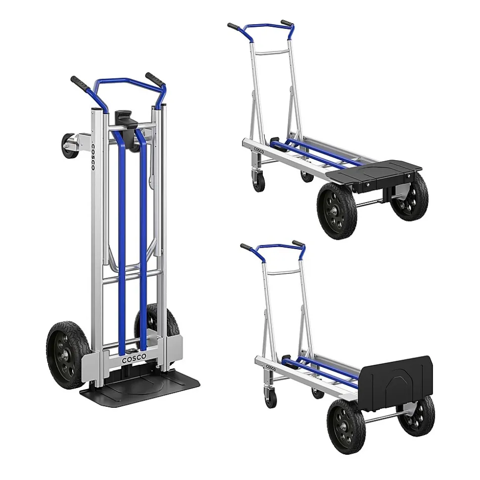 Cosco Next Gen Convertible Hand Truck, 800/1000 lb. Capacity, Blue (12253BLU1E)