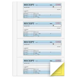 Cosco 2-Part Carbonless Receipts, 7.63
