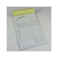 Cosco Script 2-Part Carbonless Work Orders, 5.5" x 8.5", 50 Sets/Book (074000)