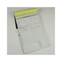 Cosco Simple 2-Part Carbonless Work Orders, 5.5" x 8.5", 50 Sets/Book (074001)