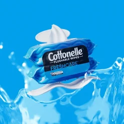 Cottonelle Flushable Wet Wipes, 42 Wipes/Pack, 2 Pack (35970)
