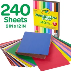 Crayola 12 Colors! Construction Paper, 12