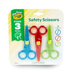 CrayolaĀ® My First CrayolaĀ® Safety Scissors, 3/Pack (81-1458)