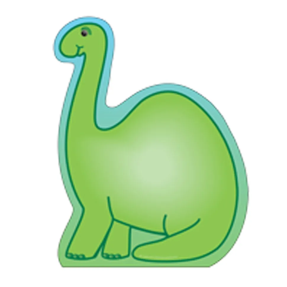 Creative Shapes Dinosaur Memo Pad, Multicolor, 6/Bundle (SE-1933-6)