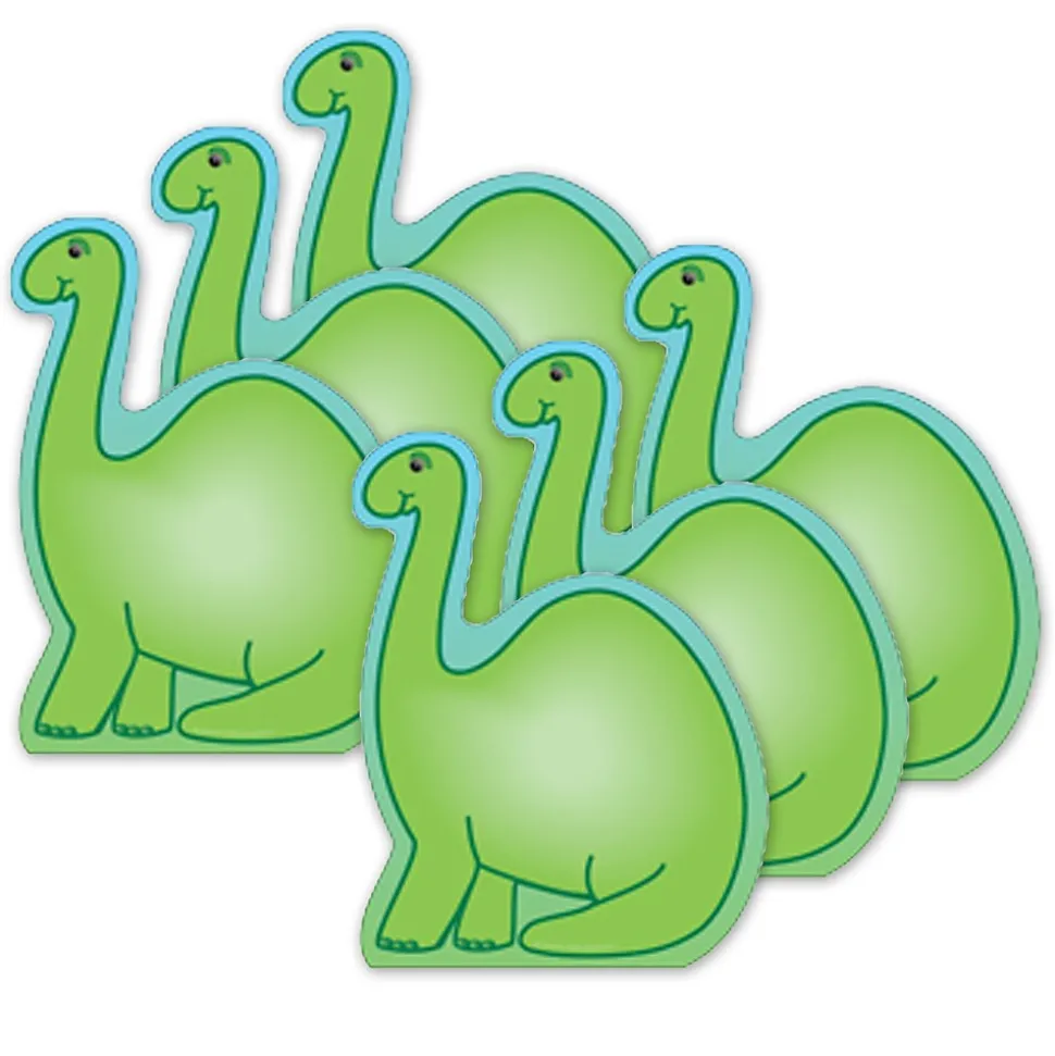Creative Shapes Dinosaur Memo Pad, Multicolor, 6/Bundle (SE-1933-6)