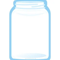 Creative Shapes Jar Memo Pad, Multicolor, 6/Bundle (SE-36-6)