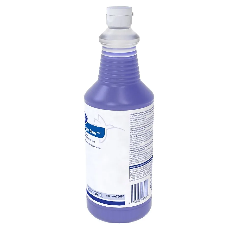 Crew Super Blue Spray Mild Acid Bowl Cleaner, Citrus Scent, 32 oz., 12/Carton (94476081)