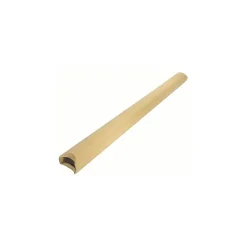 Crimp End Mailing Tubes; 24L X 2"Dia., White, 50/Carton