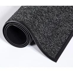 Crown Mats #155 Fore-Runner Commercial Scraper Entrance Floor Mat, 4' x 6', Gray/Silver (CWNFN0046GY)