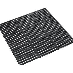 Crown Mats Safety-Step Perforated Safety Mat, 36" x 36", Black (KM RG33BK)