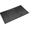 Crown Mats Safewalk-Light Anti-Fatigue Drainage Mat, 36" x 60", Black (WS CT35BK)