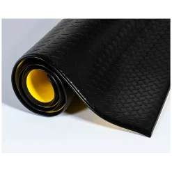 Crown Mats Wear-Bond Tuff-Spun Anti-Fatigue Mat, 36" x 144", Black (WB 0312KD)