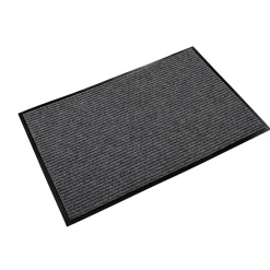 Crown Needle Rib Wipe Synthetic Scraper Mat, 72" x 48", Gray (CWNNR0046GY)