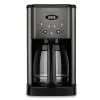 Cuisinart Brew Central 12-Cups Automatic Drip Coffee Maker, Black Stainless (DCC-1200BKSP1)