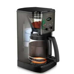 Cuisinart Brew Central 12-Cups Automatic Drip Coffee Maker, Black Stainless (DCC-1200BKSP1)
