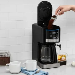 Cuisinart Coffee Plus 12-Cups Automatic Drip Coffee Maker, Black (CHW-16)