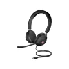 Cyber Acoustics Noise Canceling Stereo On Ear Computer Headset, Black (HS-2000)