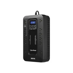 CyberPower Ecologic Series 850VA 12-Outlet UPS, Black (EC850LCD)