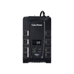 CyberPower Intelligent LCD UPS Series 825VA Battery Backup UPS, 8-Outlets, Black (CP825AVRLCD)