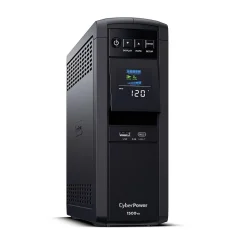 CyberPower PFC Sinewave 1500VA UPS, 12-Outlets, Black (CP1500PFCLCD)