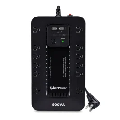 CyberPower Standby Series 900VA 12-Outlet UPS, Black (ST900U)