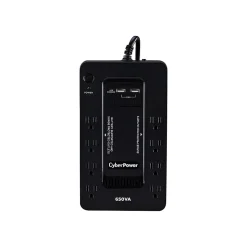 CyberPower 650VA 8-Outlet UPS, Black (SX650U)