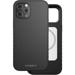 Cygnett AlignPro MagSafe Phone Case for iPhone 12 Pro, Black (CY3593CPMAG)