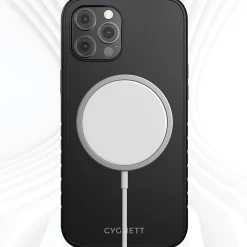 Cygnett AlignPro MagSafe Phone Case for iPhone 12 Pro, Black (CY3593CPMAG)