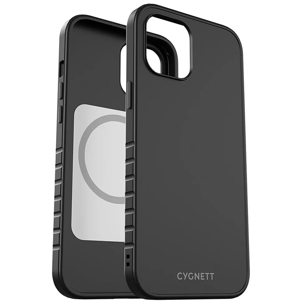 Cygnett AlignPro MagSafe Phone Case for iPhone 12 Pro/Max, Black (CY3594CPMAG)