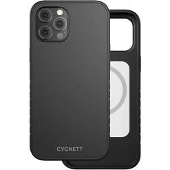 Cygnett AlignPro MagSafe Phone Case for iPhone 12 Pro/Max, Black (CY3594CPMAG)
